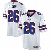 Nike Men & Women & Youth Bills #26 Dixon White Team Color Game Jersey,baseball caps,new era cap wholesale,wholesale hats